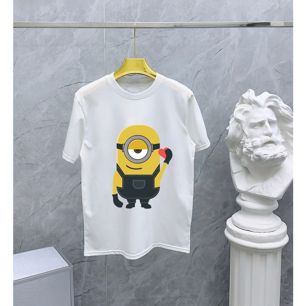 Áo thun cặp nam nữ mang hình nhân vật minion ngầu lòi dễ thương ,giá siêu hạt dẻ - P77