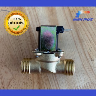 Van nước điện từ bằng đồng 220v 12v ren 21