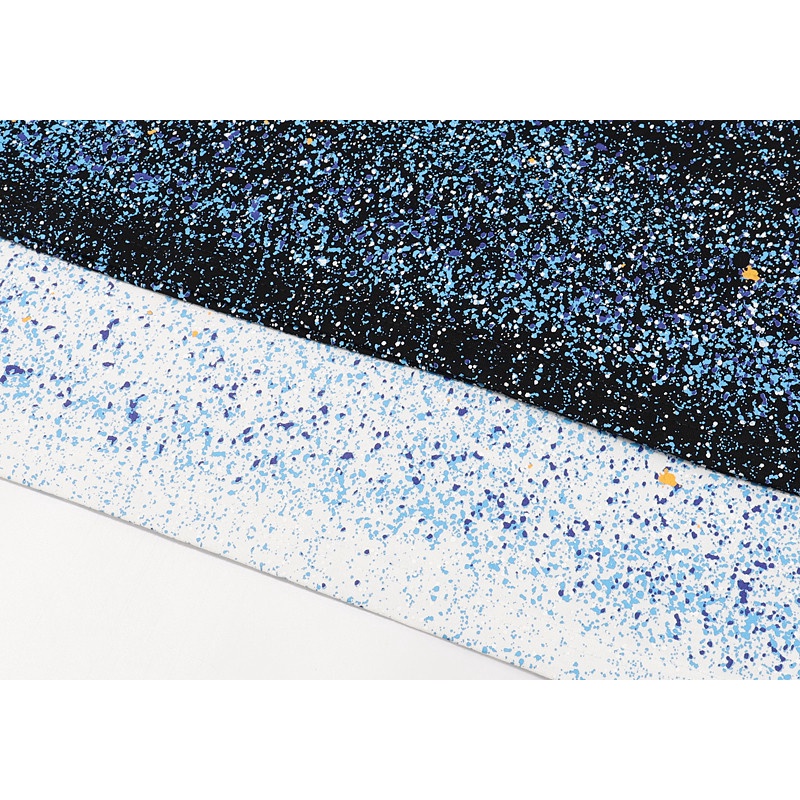 Áo Thun Thể Thao Tay Ngắn Cổ Tròn In Họa Tiết Đốm Màu Chất Liệu Cotton Thời Trang Unisex