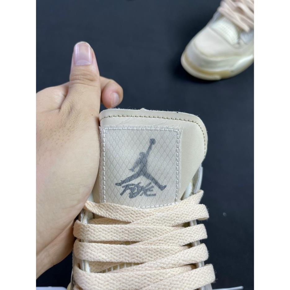 Giày Sneaker Jordan 4 Off White Full Box Full Phụ Kiện nam nữ Freeship