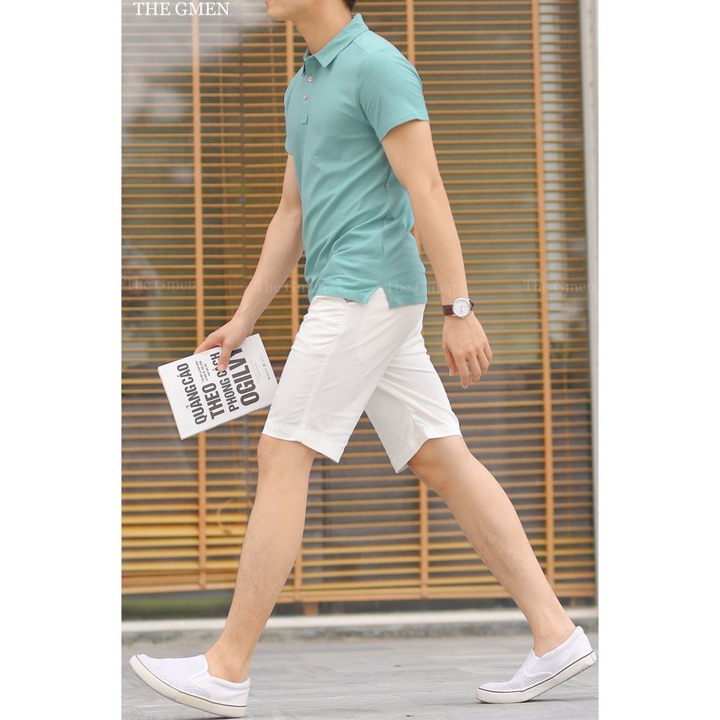 [Giảm 10% Mã SKMLTSM12] Áo Polo nam The GMEN Uni Polo Shirt chất liệu mềm mại, chống tia UV, thoáng mát và kháng khuẩn | BigBuy360 - bigbuy360.vn