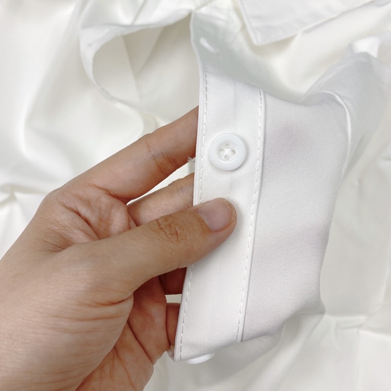 Áo sơ mi nữ cổ Đức có túi ngực đủ size