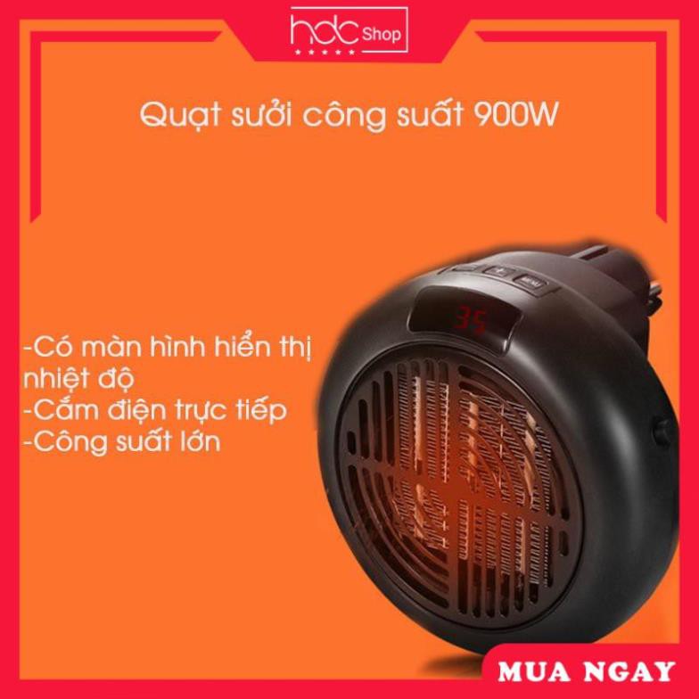 [GIÁ SỐC] Quạt sưởi mini cắm điện có chức năng điều chỉnh nhiệt độ