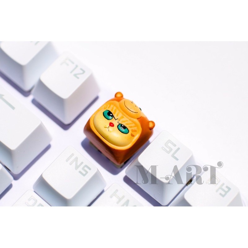 Keycap - Nút Bàn Phím Gaming - Nút Bàn Phím Cơ Mặt Mèo Hờn Dỗi  - Khỉ Con - KC027