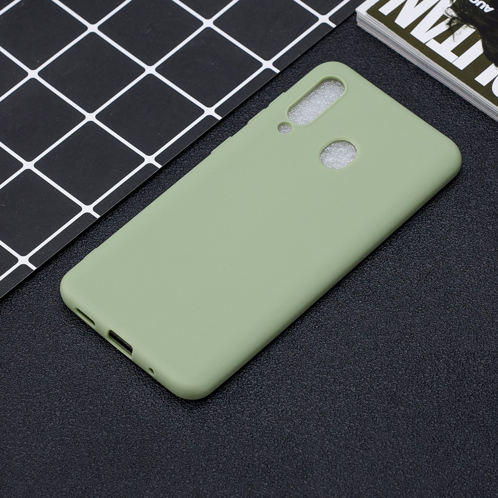 Samsung A10 A30 A40 A50 A60 A70 A80 Simple solid color silicone phone case