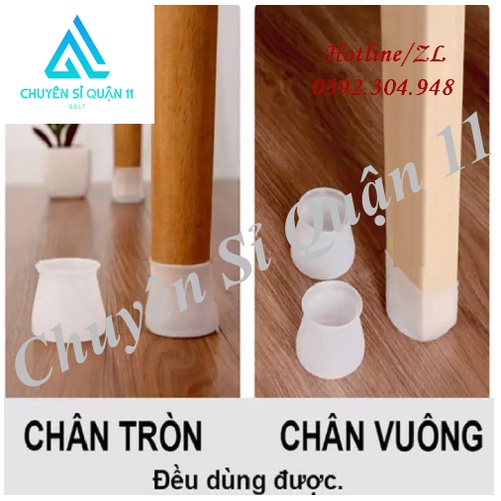 Vỏ bọc chân bàn ghế silicon dày hình tròn, miếng silicon dày bọc chân bàn ghế