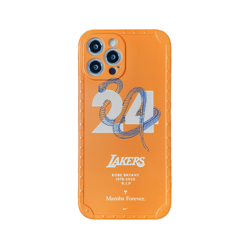 NBA Ốp Lưng Trong Suốt In Chữ Lakers Kobe 24 12 Pro Max 12 Mini Iphone Se 2020