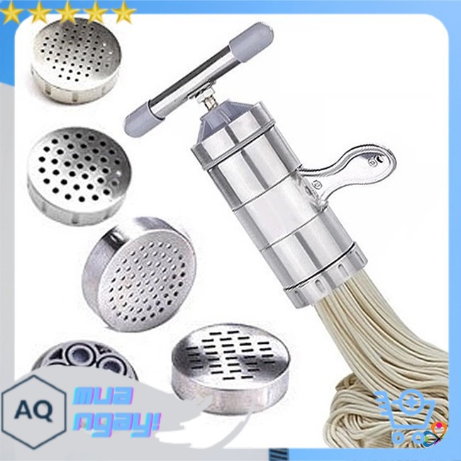 [Giá Hủy Diệt] Máy Làm Bún, Mỳ Tươi Tại Nhà Bằng Inox, Tặng Kèm Bộ 5 Size Bún - HA