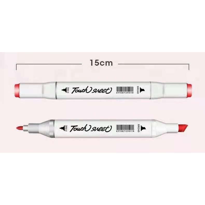 Set 6 bút Marker màu Da Touch Sweet tô màu Anime , chân dung mỹ thuật cho mọi lứa tuổi