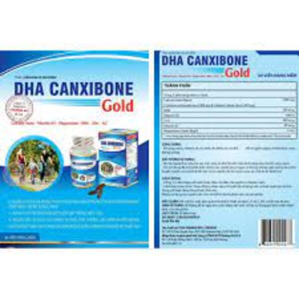 - Viên Bổ sung Canxi DHA Canxibone Gold Mỹ -Lọ 60 Viên