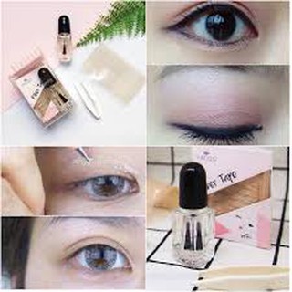 Miếng Dán Mí Dạng Lưới Vacosi Invisible Fiber Eyelid Tặng kèm chai keo và nhíp