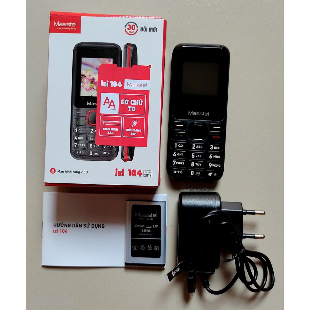 Điện thoại cho người già giá rẻ Masstel izi 104 | BigBuy360 - bigbuy360.vn