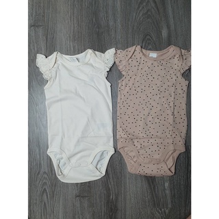 Set 2 Bodysuit cánh tiên HM H&M auth cho bé chất cotton mềm mịn