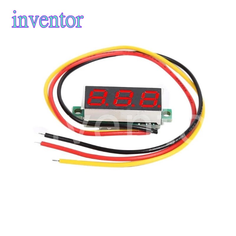 Màn hình LED kỹ thuật số hiển thị điện áp 3 dây DC 0-100V 0.28 inch