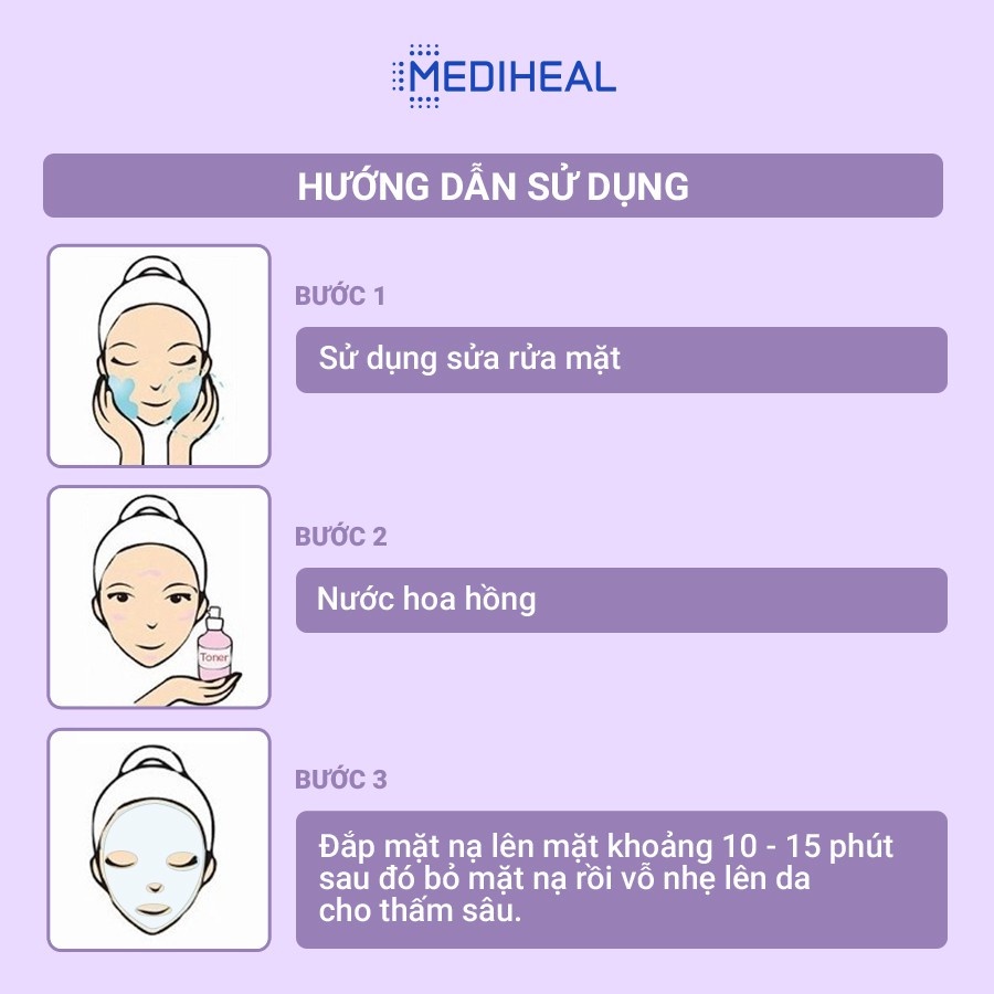 Mặt Nạ Giúp Giảm Nếp Nhăn, Ngăn Ngừa Lão Hoá Mediheal Essence Mask 20ml - Collagen Mucin