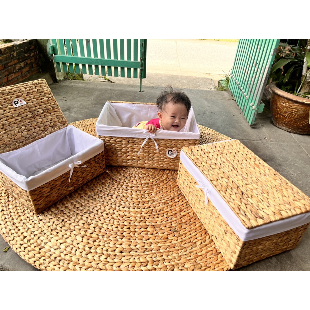 KHAY LỤC BÌNH CÓ NẮP LÓT VẢI HÀNG LOẠI 1