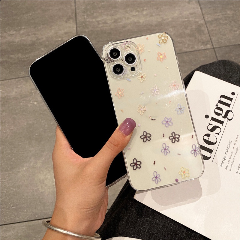 Ốp Điện Thoại TPU Dẻo Trong Suốt Họa Tiết Hoa Nhỏ Xinh Cho OPPO Reno8 Z 8Pro Reno 8 8Z 7 7Z 7Pro 6Z 6 Z Pro 5G 4G 2022