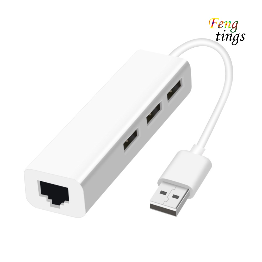 Bộ Chia Mạng Lan Rj45 3 Cổng Usb / Type-C 3 Usb2.0