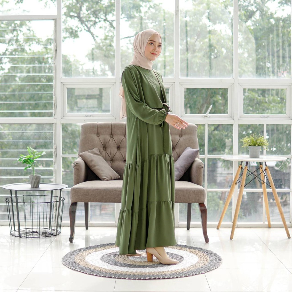 Amie Maxi Caroline 1| Quần áo thời trang Hồi giáo | Gamis phụ nữ Today | Quần quân đội đa dạng | Hq