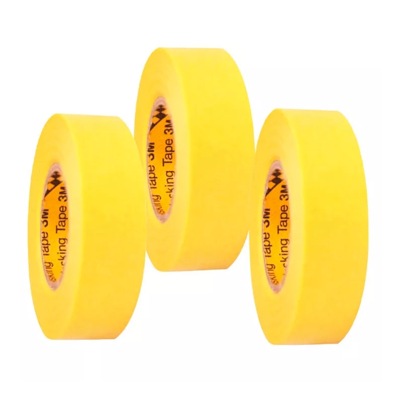 Băng keo giấy 1 mặt 3M 243 J Plus masking tape  che sơn cao cấp