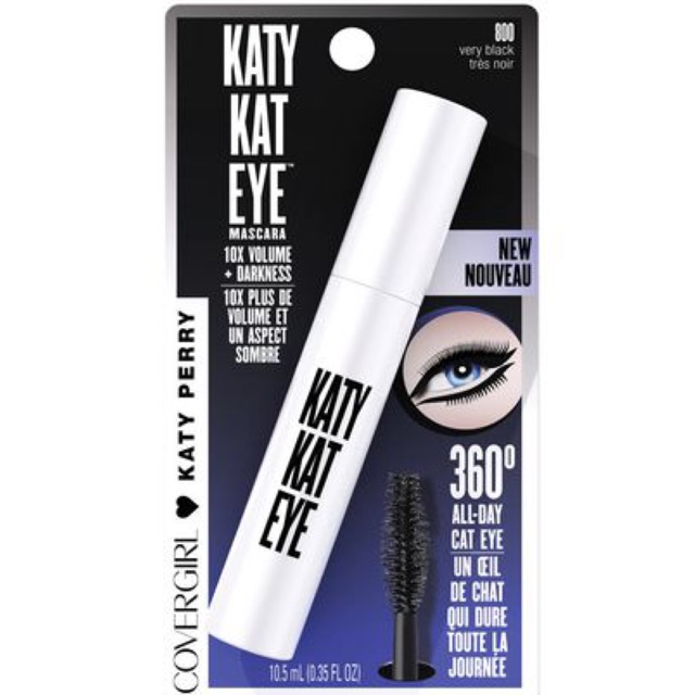 Mascara dài cong mi COVERGIRL Katy Kat Eye Waterproof Mascara