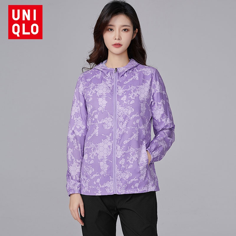 Uniqlo Áo Khoác Chống Nắng Gió Chống Tia UV Siêu Nhẹ Thoáng Khí Họa Tiết Rằn Ri Thời Trang Cho Nam Và Nữ 2022