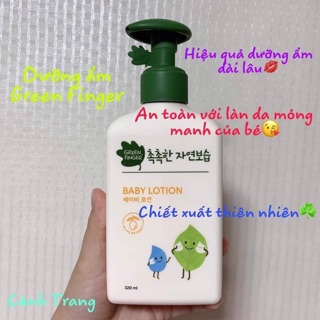 Dưỡng body dành cho bé yêu greenfinger