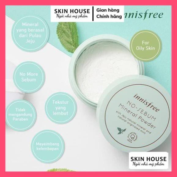 Phấn Phủ Innisfree No Sebum Mineral Powder - Phấn Phủ Kiềm Dầu Innisfree Dạng Bột | BigBuy360 - bigbuy360.vn