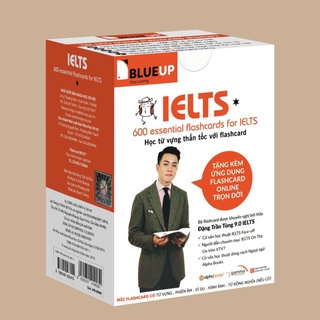 Sách - Blueup Ielts 1 - Học 600 Từ Vựng Thần Tốc Với Flashcard [AlphaBooks]