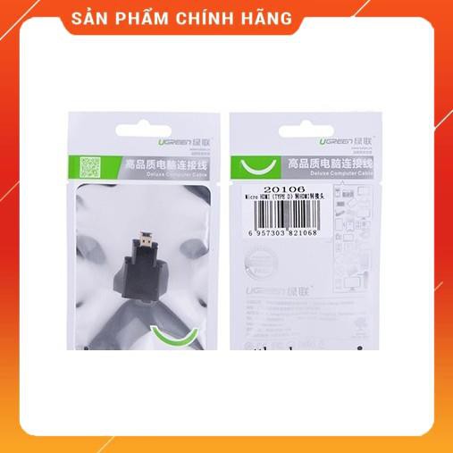 Đầu chuyển Micro HDMI to HDMI UGREEN 20106 dailyphukien