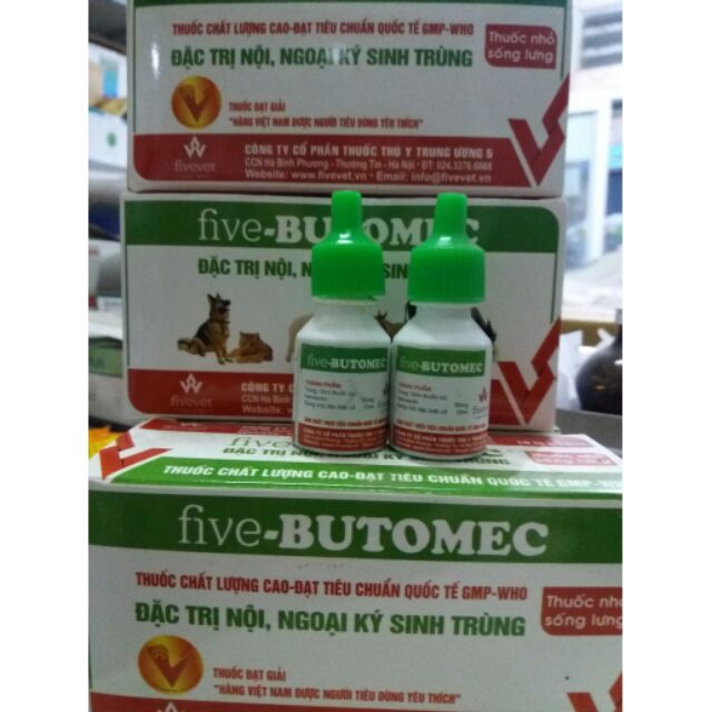 Nhỏ vai gáy trị ve rận bọ nhảy chó mèo 10ml