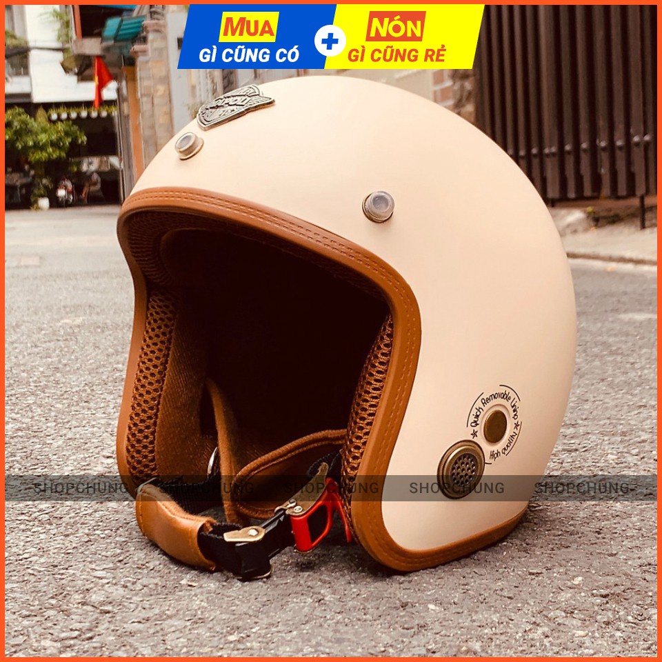 AGU Official MŨ BẢO HIỂM 3/4 PHƯỢT NAPOLI HÀNG XỊN - GIÁ SỈ