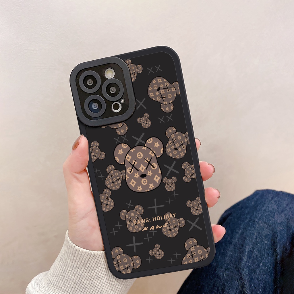 Ốp lưng iphone High Bear cạnh vuông 6/6plus/6s/6splus/7/7plus/8/8plus/x/xs/11/12/13/14/pro/max/promax/plus/shin/case
