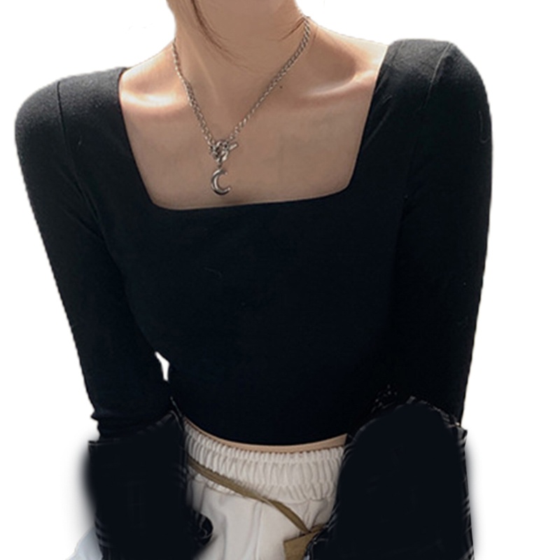 Áo Thun Nữ Dài Tay Cổ Tròn Thời Trang Hàn