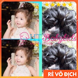 [SIÊU RẺ ] Búi Tóc Giả Cho Bé Gái Hình Bông Mai