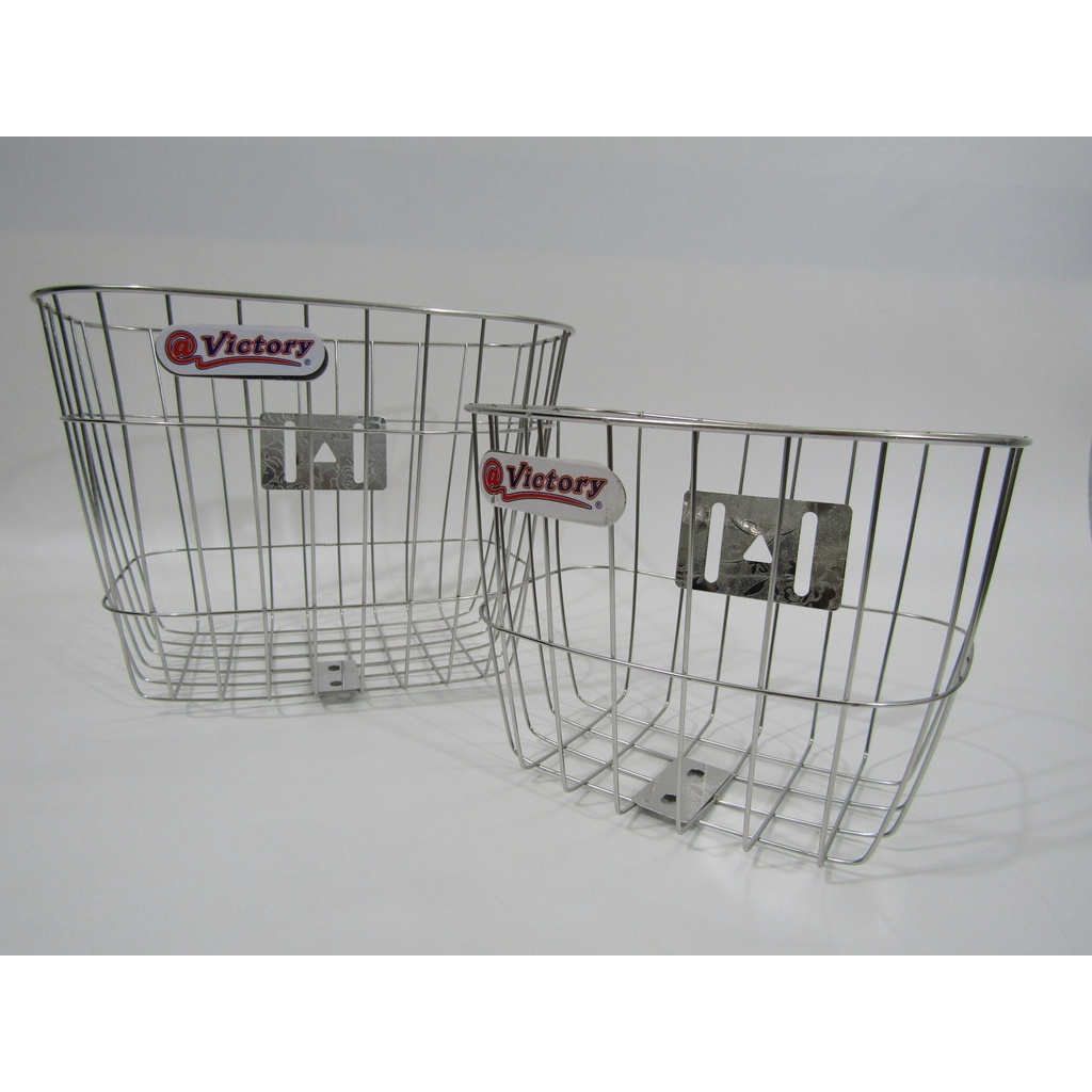 Giỏ (rổ) inox cho xe đạp hàng cao cấp rỗ dây 5 by