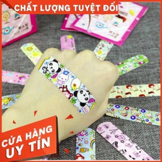 [chỉ 1k] Túi 6 băng cá nhân hoạt hình thú cute dễ thương urgo nhiều màu vết bịch gói bao tờ leechee beitagogo ago 5 10