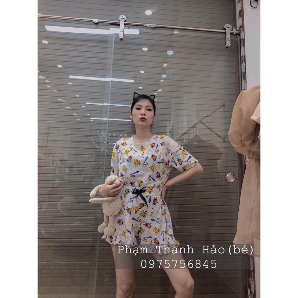 [Mã WA1606 giảm 15% đơn 99k] Bộ đùi xòe in hình CUTTE HỘT ME MỚI (ảnh, video thật) | BigBuy360 - bigbuy360.vn