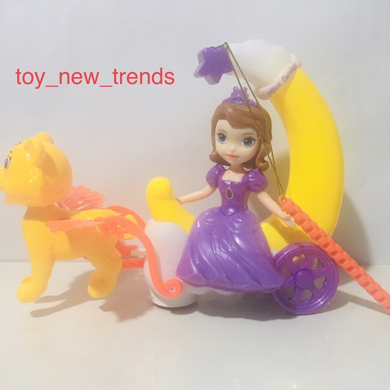 Lồng đèn trung thu, đèn công chúa cưỡi xe . Nhạc vui nhộn, đèn led nhấp nháy, di chuyển khắp phòng, chạy pin con thỏ