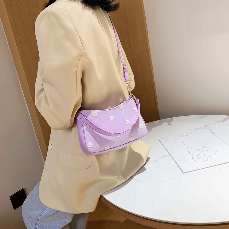 Túi đeo vai họa tiết hoa phong cách Hàn Quốc trẻ trung thời trang