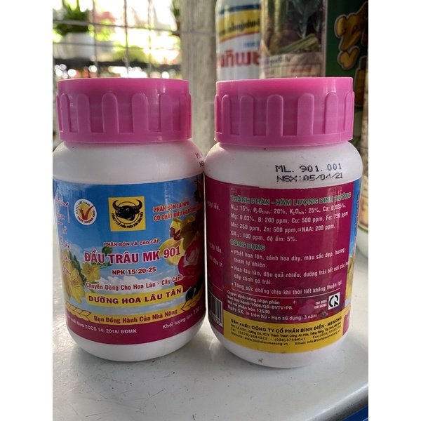 Phân bón lá NPK Đầu Trâu 901 hủ 100g