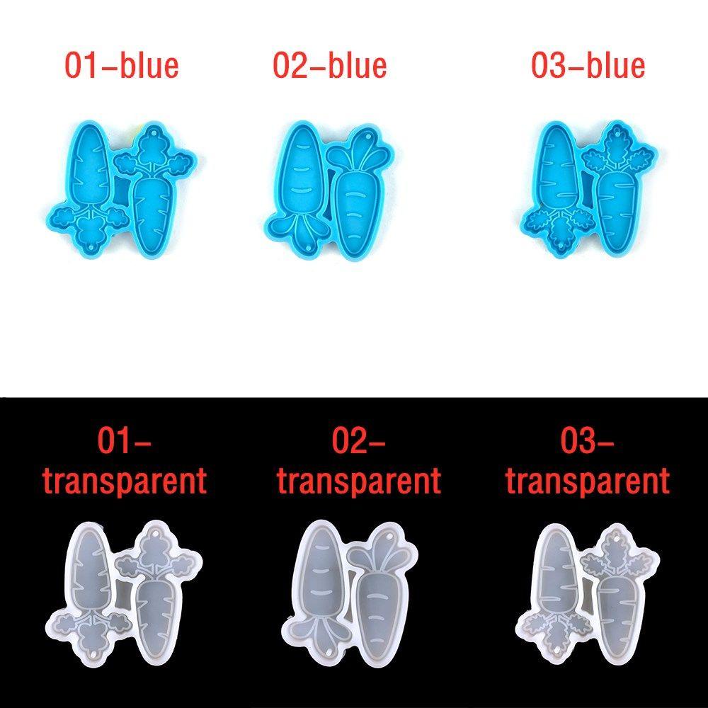 Khuôn Silicone Làm Bánh Hình Cà Rốt Xinh Xắn
