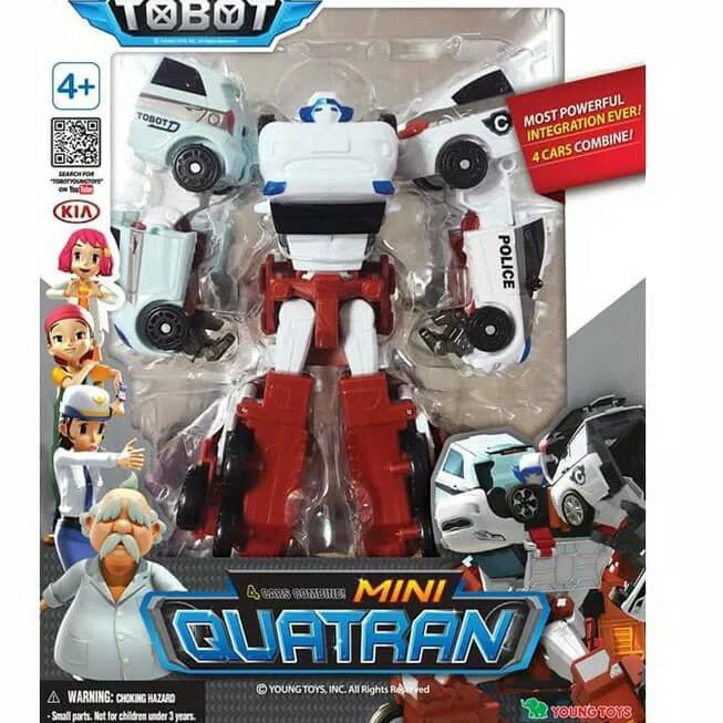 Mô Hình Đồ Chơi Robot Tobot Quatran Ga Interest 4 Quatran C D, R, W Let Diorder