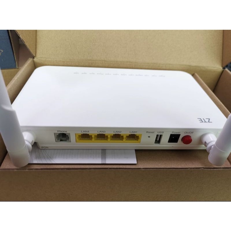 Bộ phát wifi ONT ONU ZTE F670L F670Y F671Y bản quốc tế đã qua sử dụng giao diện tiếng anh router wifi 2 băng tần và mesh