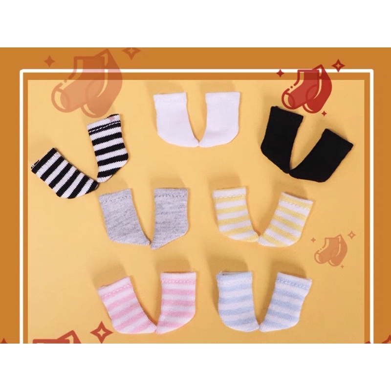 Tất  cho búp bê ob11, nendoll, bjd 1/8