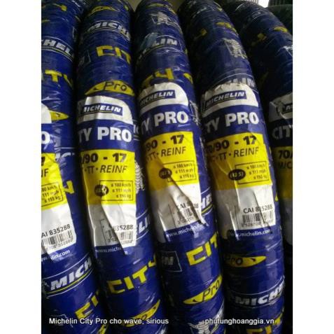 LỐP  MICHELIN CITY PRO  CHO CÁC DÒNG XE WAVE, DREAM, SIRIUS  GIÁ RẺ NHẤT MIỀN BẮC