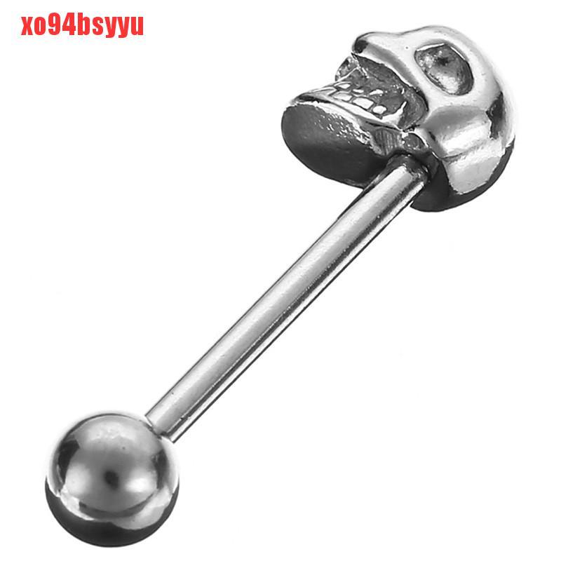 Khuyên Lưỡi Hình Đầu Lâu Bằng Thép Không Gỉ Xo94Bsyu