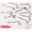 Kẹp Tóc Nhiều Màu Mạ Thời Trang ( D030 ) Hàng Loại Đẹp.