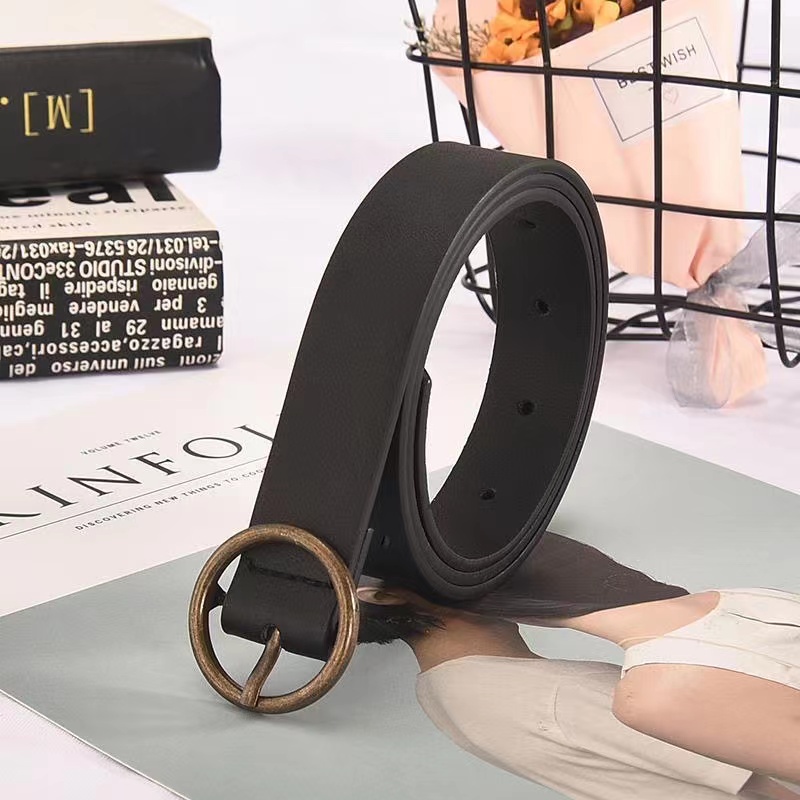 Thắt Lưng Nữ Khóa Tròn Thời Trang