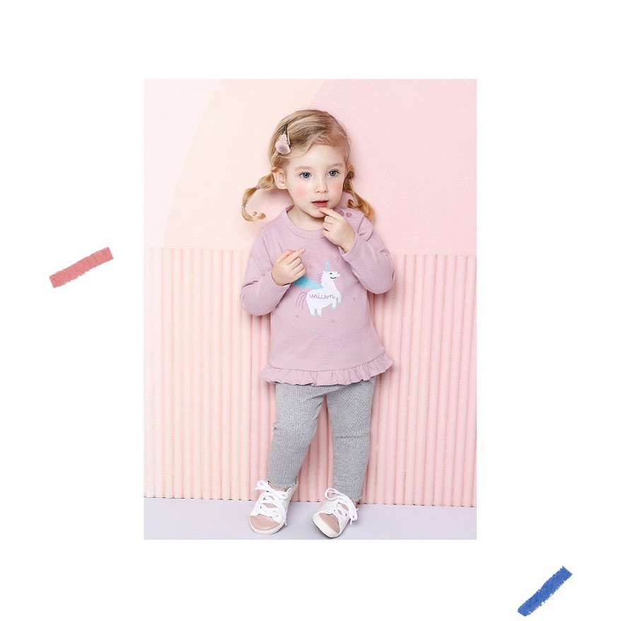 LG03 Quần cotton len bèo gấu Mile Milk